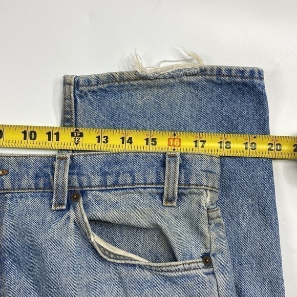 Vintage Levi's 540 Straight Leg Jeans 36x32 USA Leather Tab - Picture 11 of 14